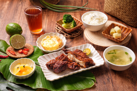 泰酥照燒雞腿排飯